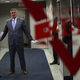 US House Majority Leader Rep. Kevin McCarthy (right) talks with Rep. Kevin Brady of Texas prior to a news briefing at the headquarters of Republican National Committee May 17, 2017